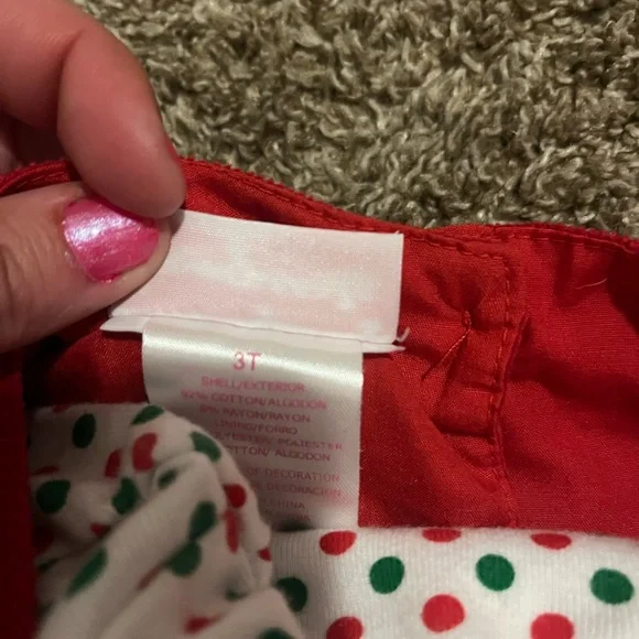 Corduroy Christmas 2 Piece Dress 3T - Picture 5 of 6